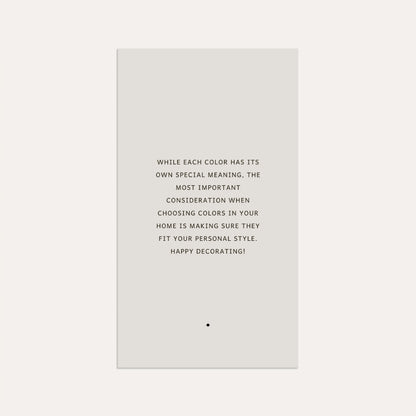 The Meaning of Color- Sage