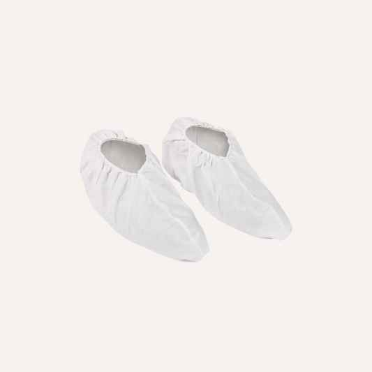 White Disposable Shoe Covers